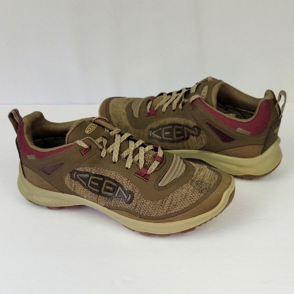Keen Terradora Flex Waterproof Hiking Shoe Taupe/Lilac Size 9 - Picture 1 of 13